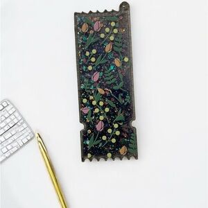 Bookmark hand crafted snowglobe bookmark